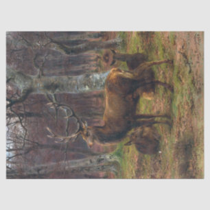 Rosa Bonheur Haltung der weiblichen Herde im Wal Seidenpapier