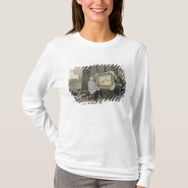 Rosa Bonheur in ihrem Studio T-Shirt (Vorderseite)