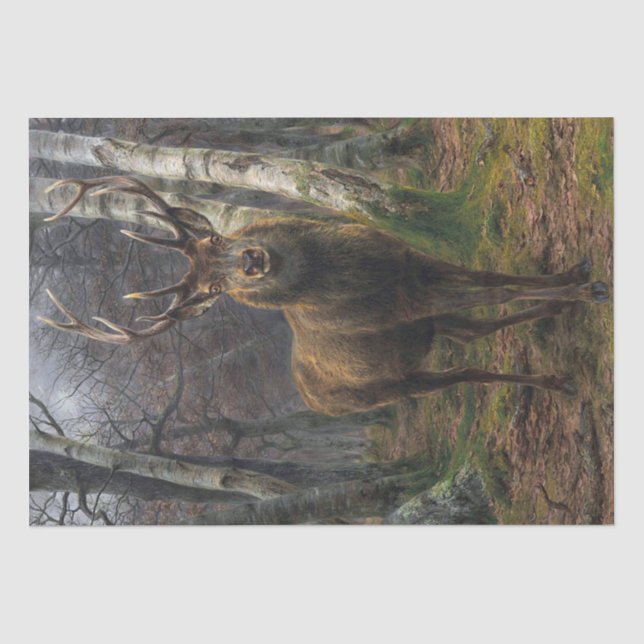 Rosa Bonheur | König des Waldes Seidenpapier (Vorderseite)