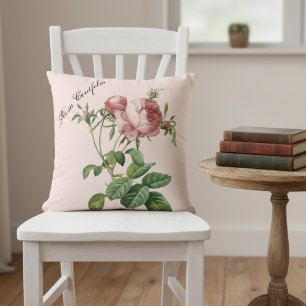 Rosa Botanische Rose Kissen
