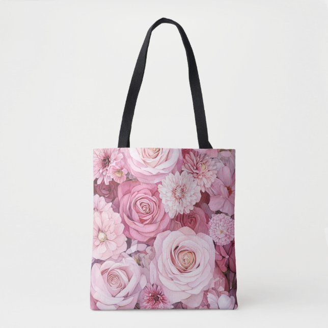 Rosa Bouquet Florale Kunst in Rosa |  (Vorderseite)