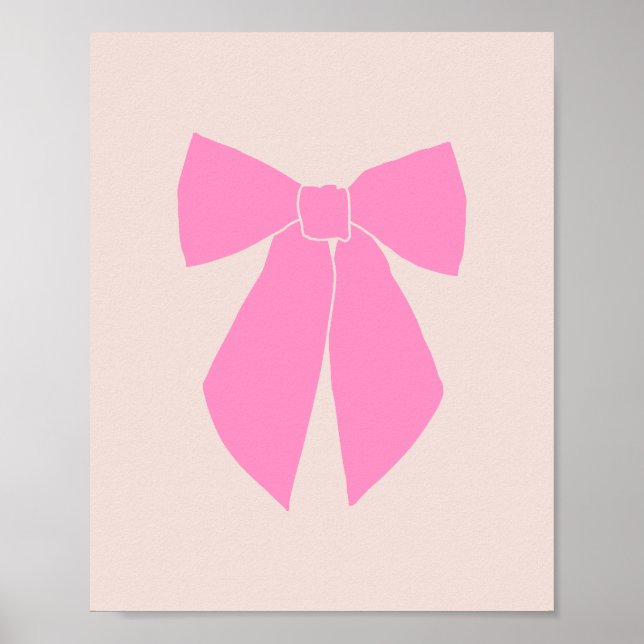 Rosa Bow Poster (Vorne)