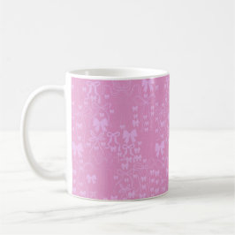 Rosa Bows Coquette-Tasse Kaffeetasse