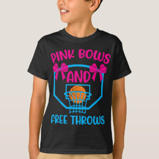Rosa Bows und Free Throws T-Shirt