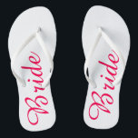 Rosa Braut drehen Reinfälle um Flip Flops<br><div class="desc">Rosa Braut drehen Reinfälle um.  Klicken Sie "besonders anfertigen es!" an knöpfen Sie,  um Text und mehr zu addieren!</div>