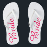 Rosa Braut drehen Reinfälle um Flip Flops<br><div class="desc">Rosa Braut drehen Reinfälle um.  Klicken Sie "besonders anfertigen es!" an knöpfen Sie,  um Text und mehr zu addieren!</div>