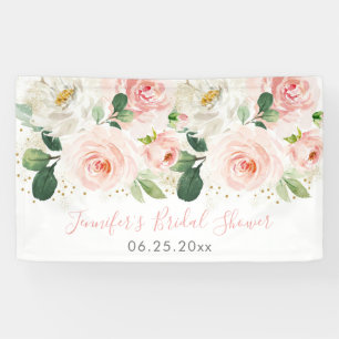 Rosa Brautparty Banner