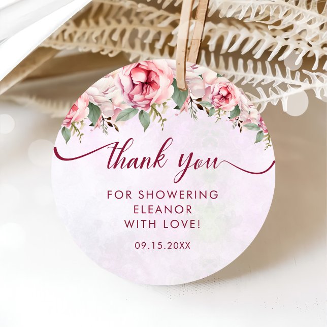 Rosa Brautparty Geschenkanhänger (Von Creator hochgeladen)