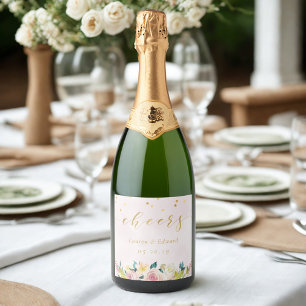 Rosa Brautparty Hochzeitswein