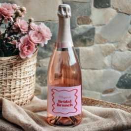 Rosa Brautparty Rosa Wavy Border Brunch