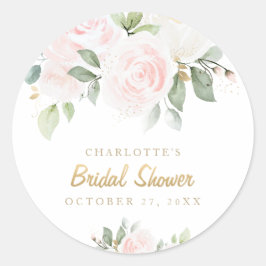 Rosa Brautparty Runder Aufkleber