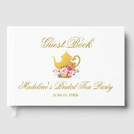 Rosa Brautparty Teezeremonie Party Gästebuch