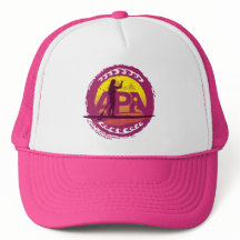 Rosa Briefmarken-Hut