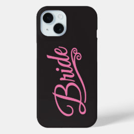 Rosa Brille auf schwarz Case-Mate iPhone Hülle