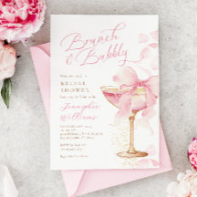 Rosa Brunch und Bubbly Brautparty
