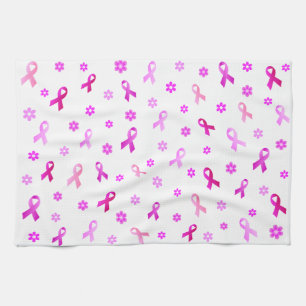 Rosa Brustkrebs Schleife Küchentuch