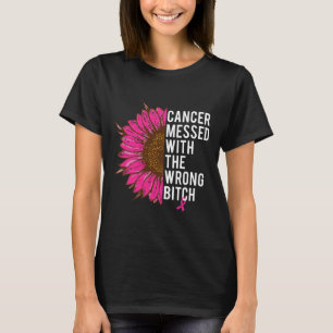 Rosa Brustkrebs Schleife mit Unrecht T-Shirt