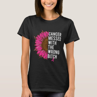 Rosa Brustkrebs Schleife mit Unrecht T-Shirt