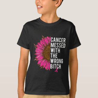 Rosa Brustkrebs Schleife mit Unrecht T-Shirt