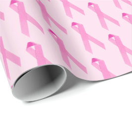 Rosa Brustkrebserkrankung Ribbbons Geschenkpapier