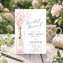 Rosa Bubbly Brunch Brautparty