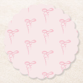 Rosa Bugmuster minimalistisch Mädchen Dusche Untersetzer