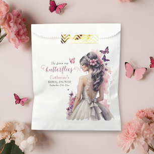 Rosa Butterfliegen Blumenzwiebelgezwitscher Brautp Geschenktütchen