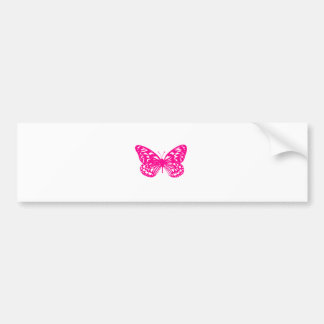 Rosa Butterfly Autoaufkleber