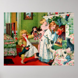 Rosa C. Petherick: Weihnachtseinkaufen Poster