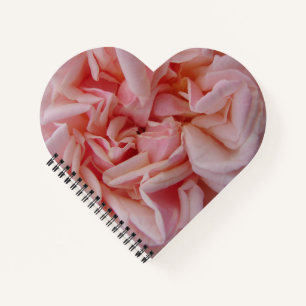 Rosa Cabbage Rose Vintage Blume Erröten Blume nich Notizbuch