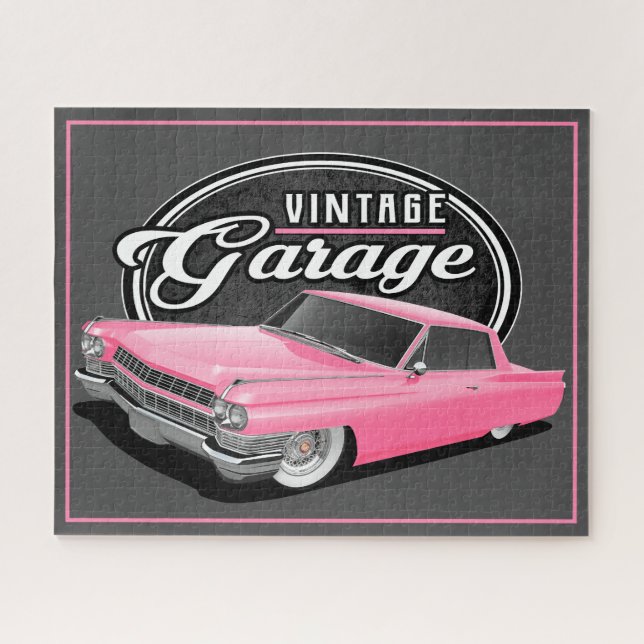 Rosa Cadillac-Puzzle Puzzle (Horizontal)