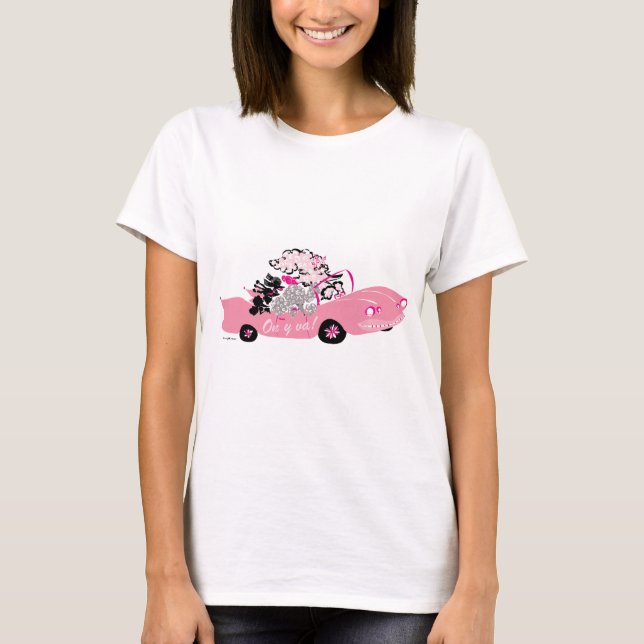 Rosa Cadillac T-Shirt (Vorderseite)