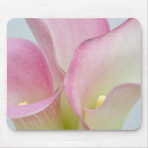 Rosa Calla-Lilien Mousepad