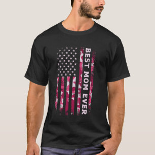 Rosa Camo Mutti Mama Muttertag Beste Mutter überha T-Shirt
