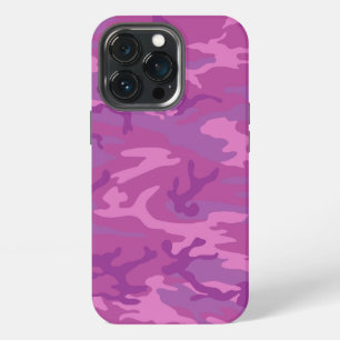 Rosa Camo-Tarnmuster-Kunst-Handyhülle iPhone 13 Pro Hülle