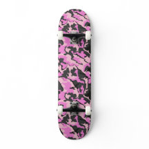 Rosa Camouflage, 7¾" Skateboard