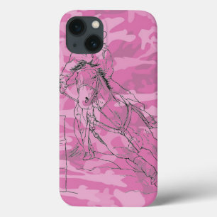 Rosa Camouflage Barrel Racer II Case-Mate iPhone Hülle