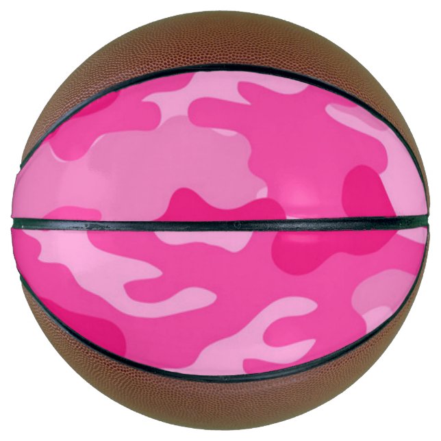 Rosa Camouflage Basketball (Vorderseite)