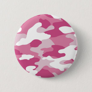 Rosa Camouflage Button