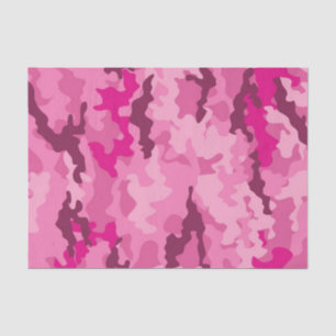 Rosa Camouflage Camouflage Girly Feminine Seidenpapier