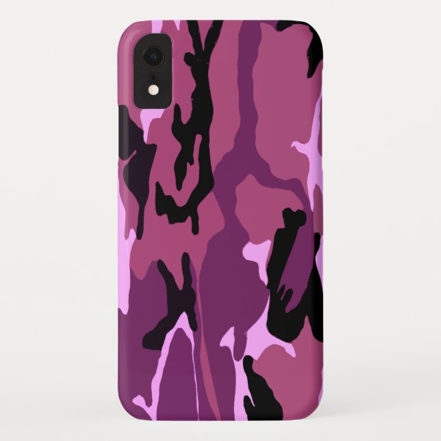 Rosa Camouflage Case-Mate iPhone Hülle (Rückseite)