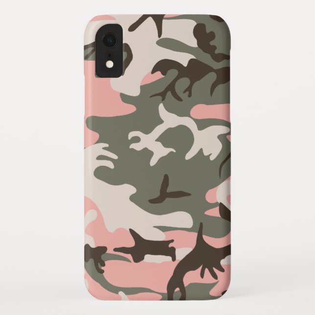 Rosa Camouflage Case-Mate iPhone Hülle (Rückseite)