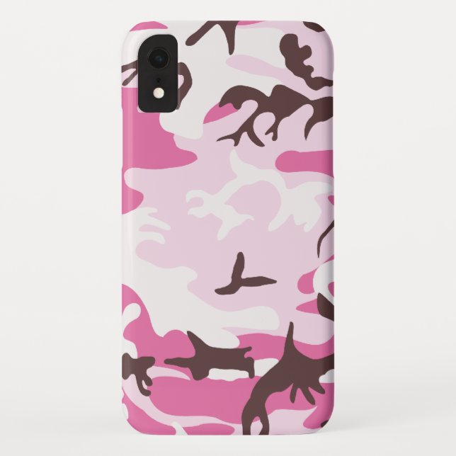 Rosa Camouflage Case-Mate iPhone Hülle (Rückseite)