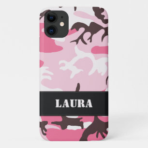 Rosa Camouflage iPhone 11 Hülle