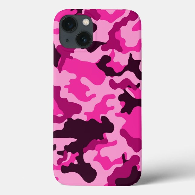 Rosa Camouflage Case-Mate iPhone Hülle (Rückseite)