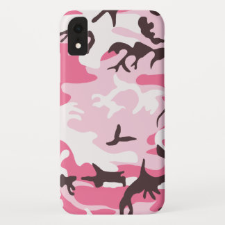 Rosa Camouflage iPhone XR Hülle