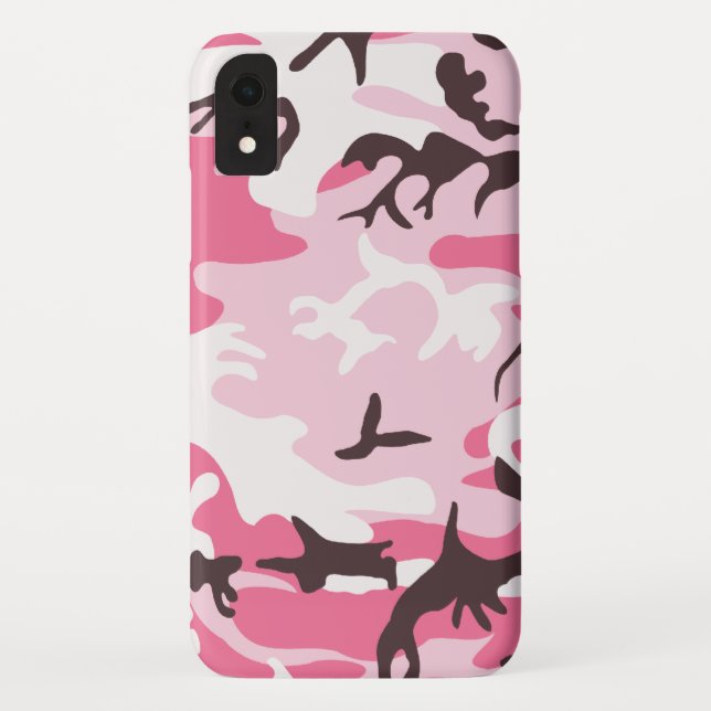 Rosa Camouflage Case-Mate iPhone Hülle (Rückseite)