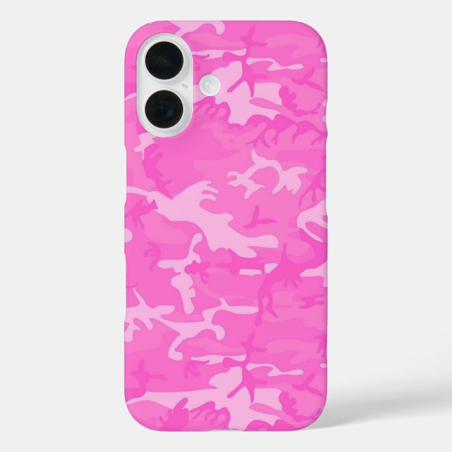 Rosa Camouflage Case-Mate iPhone Hülle (Rückseite)