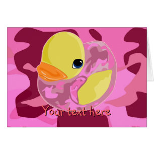 Rosa Camouflage Ducky