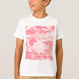 Rosa Camouflage - Girl-Camouflage T-Shirt